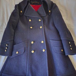 Vintage 1960's Woman's Pea Coat - RIGAMAROLE brand- XS